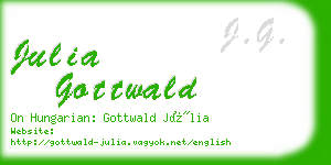 julia gottwald business card